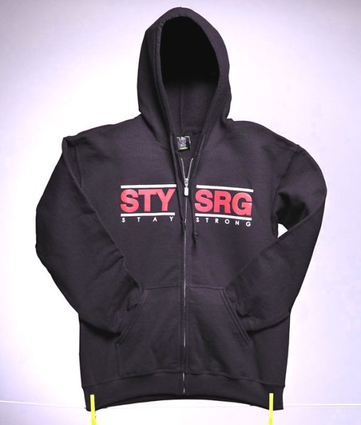 画像1: STAY STRONG DMC ZIP-UP HOOD (1)