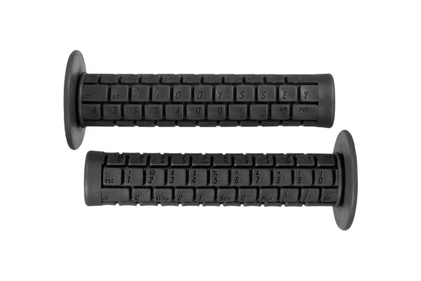 画像1: ODYSSEY AARON ROSS "KEYBOARD" V1 GRIP w/ Flange  (BLACK) (1)