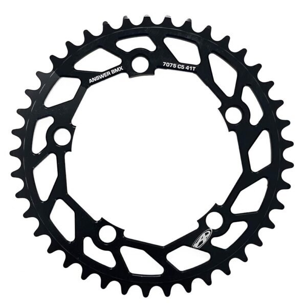 画像1: ANSWER Typhoon C5 5-bolt Chainring (1)