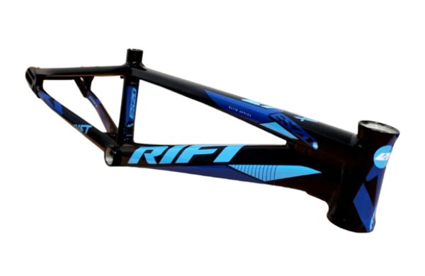Gloss Black Frame - Blue/Blue Decal